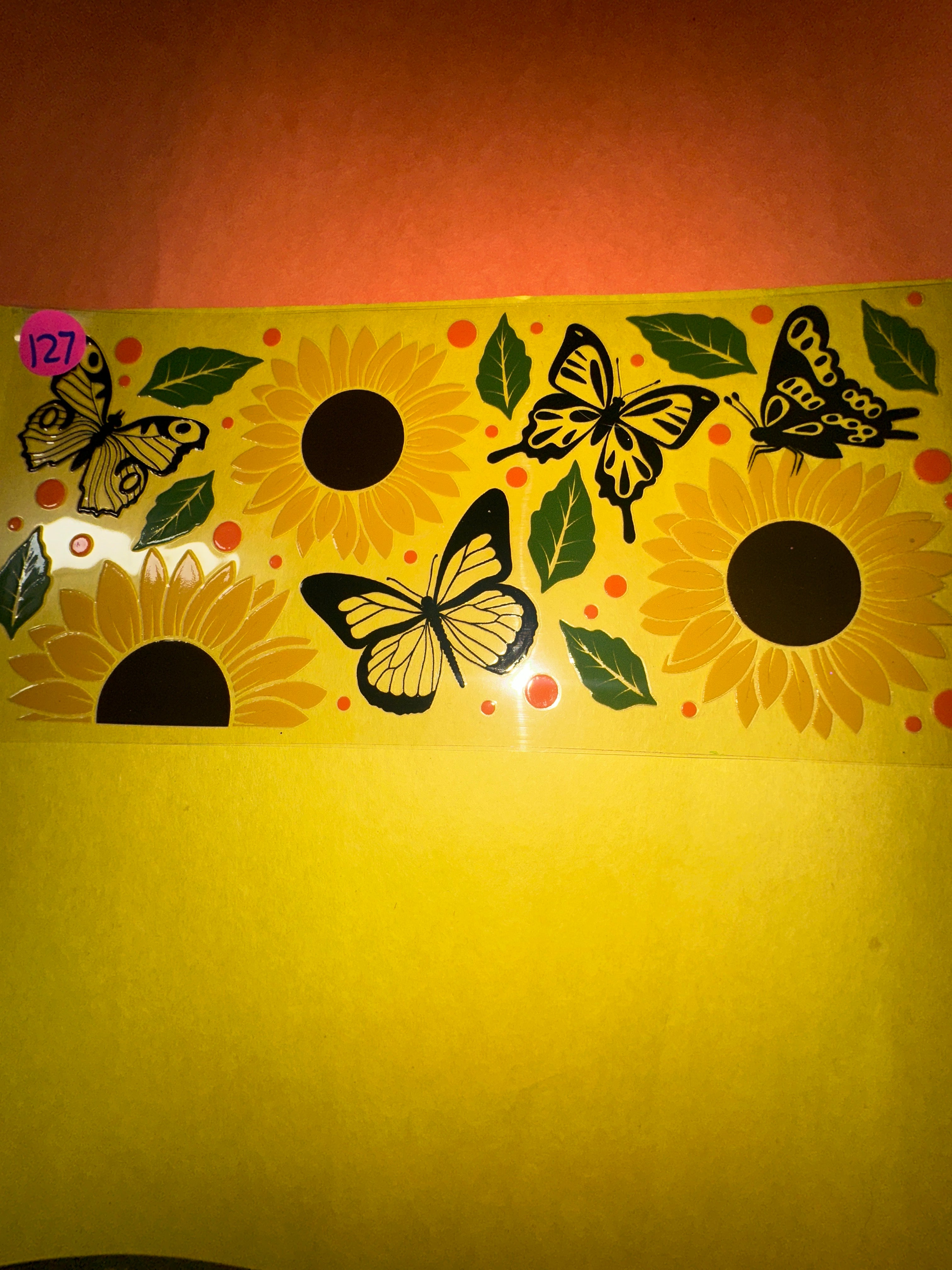 Butterflies & Sunflower #127