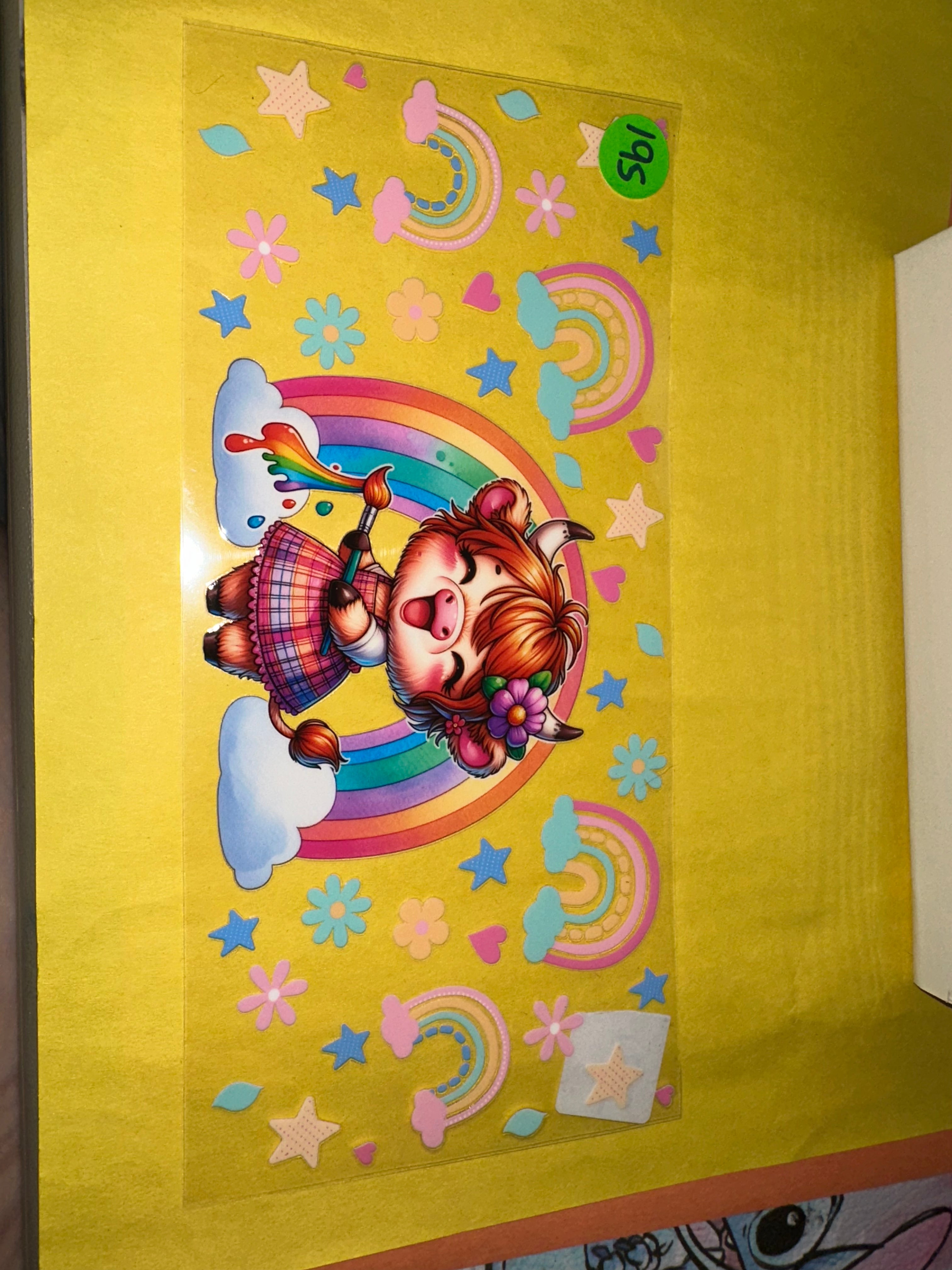 Rainbow Cow #195