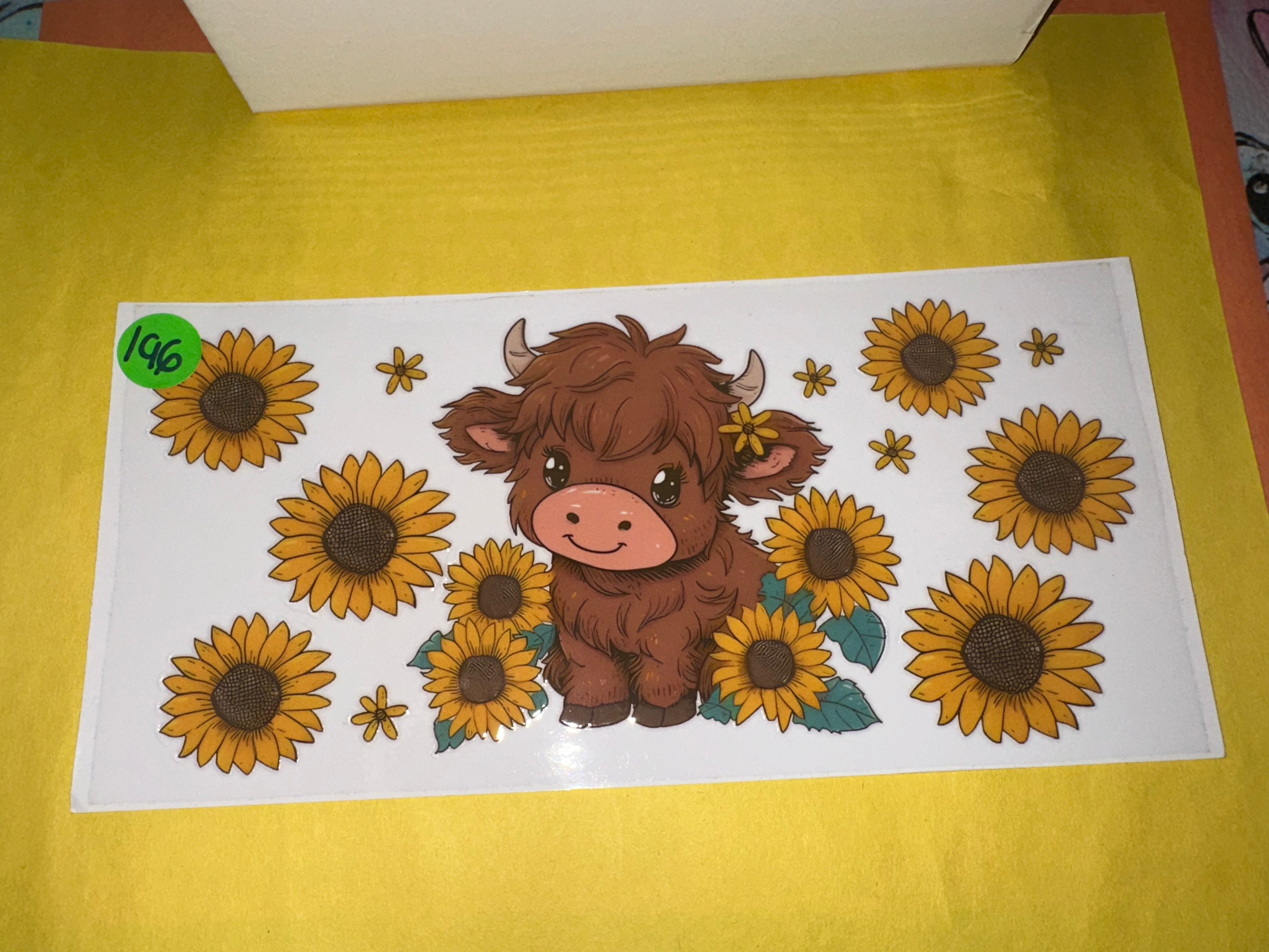 Sunflower Cow #196