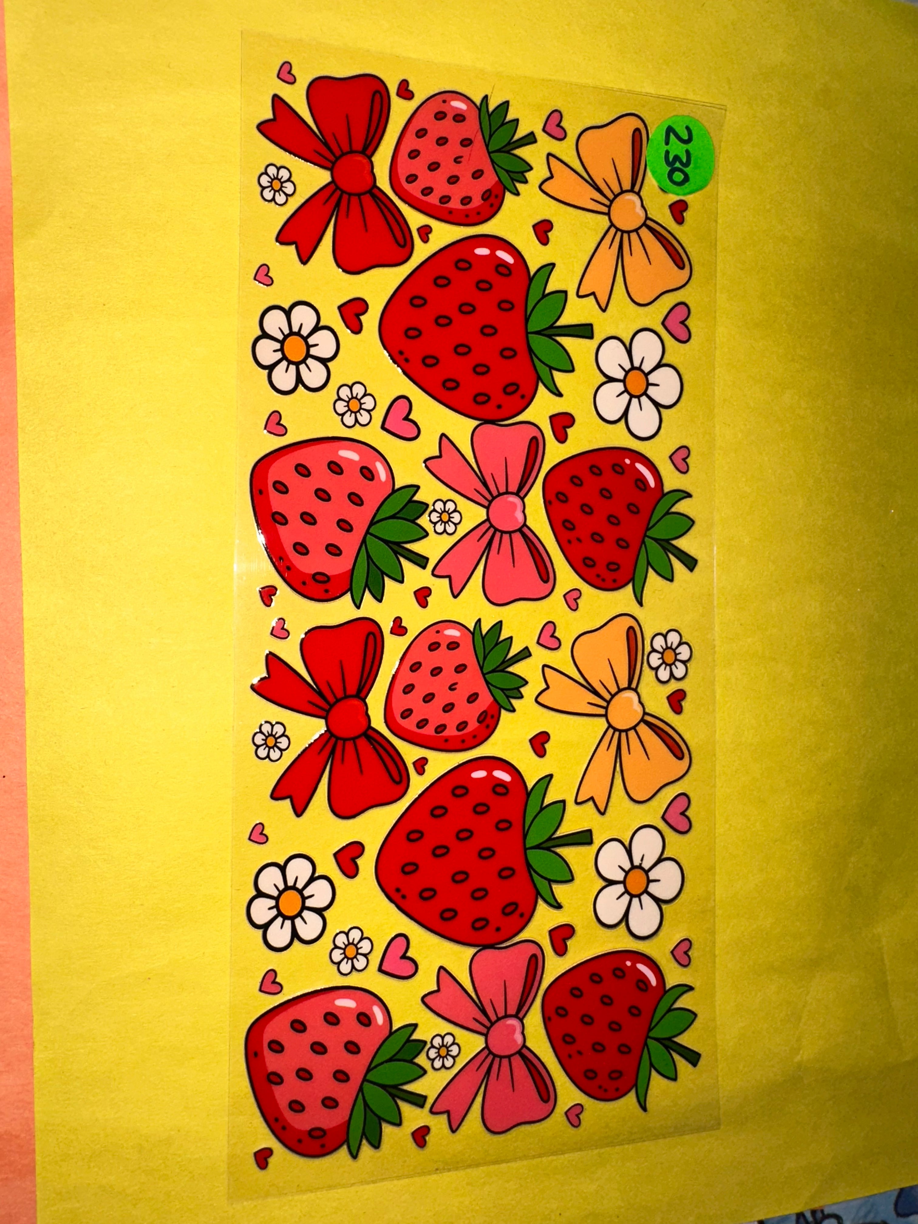 Strawberry & Bows #230